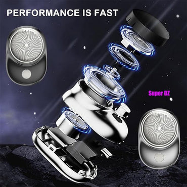 Electric Razor – Rechargeable Portable Shaver for Men