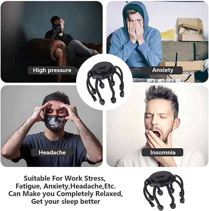 360° Ultra Head Massager – Full Scalp Massage & Relaxation Tool
