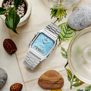 Casio Women's Quartz Analog Watch with Stainless Steel Strap | UAE