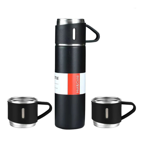 Vacuum Flask Set – Insulated Thermal Water Bottle & Drinkware Set