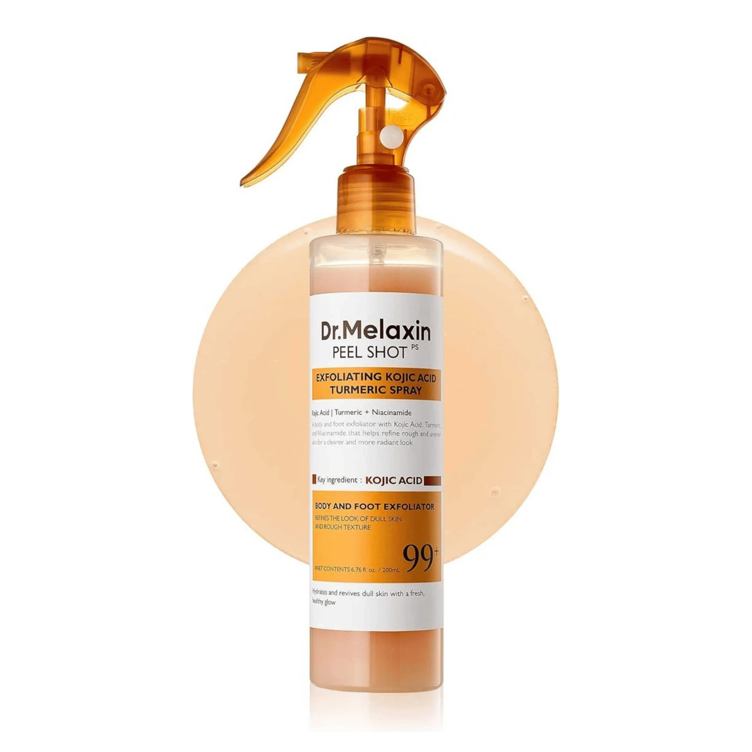 Dr.Melaxin Peel Shot Exfoliating Kojic Acid Turmeric Spray 200ml