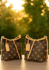 Designer-Inspired Monogram Tote Bag – Elegant Everyday Shoulder & Handbag