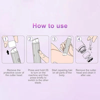 Double Head Electric Shaver – Portable Rechargeable Dual Blade Razor