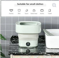 Portable Washing Machine, 11L Capacity small washing machine and Dryer with 3 Modes Deep Cleaning, Upgraded Small Collapsible Laundry for Travel, Apartment, Home, Hotel and camping