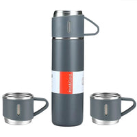 Vacuum Flask Set – Insulated Thermal Water Bottle & Drinkware Set