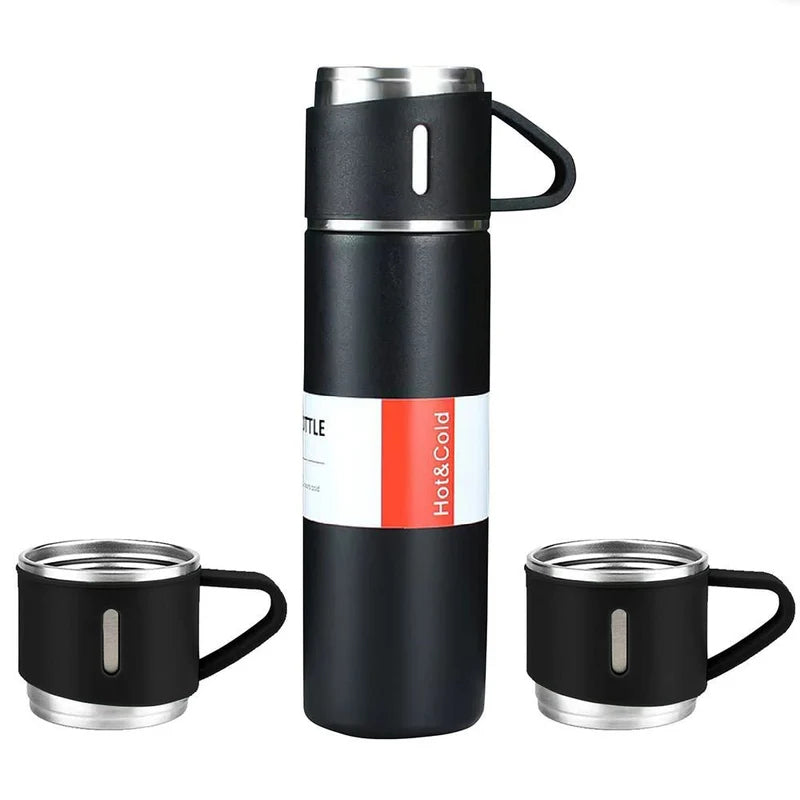 Vacuum Flask Set – Insulated Thermal Water Bottle & Drinkware Set