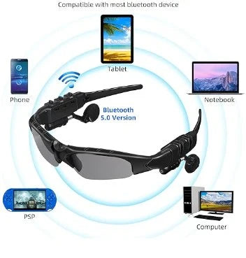 Wireless Bluetooth Headset Sunglasses – Smart Audio Sunglasses with Hands-Free Calling